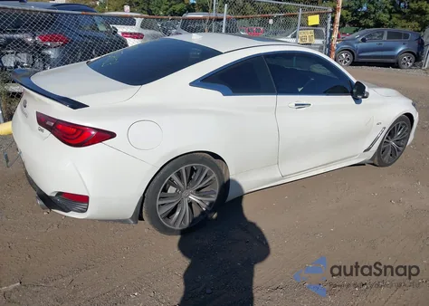 2017 Infiniti Q60 3.0T Premium z USA, uszkodzony, nr VIN JN1EV7EL7HM553061